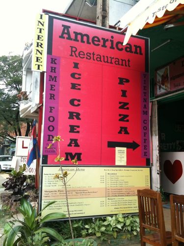 アメリカンレストラン、クメールフード、ベトナムコーヒー